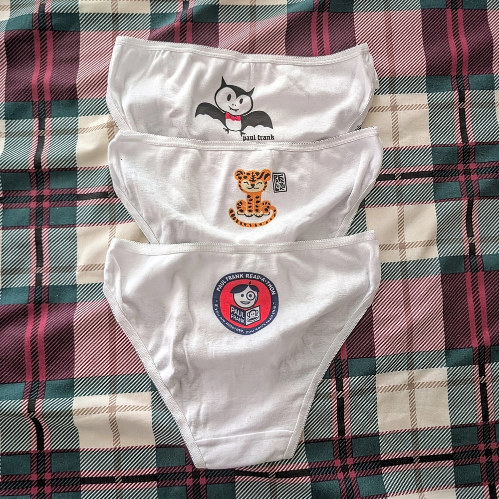 NEW Paul Frank Women's Character Undies  - White